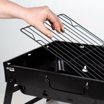 Grill Tragbarer Aktive rechteckig Schwarz 50 x 23 x 30 cm (2 Stück)