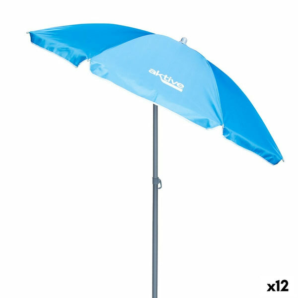 Sonnenschirm Aktive Blau Ø 180 cm 180 x 187,5 x 180 cm 180 x 190 x 180 cm UV50 (12 Stück)