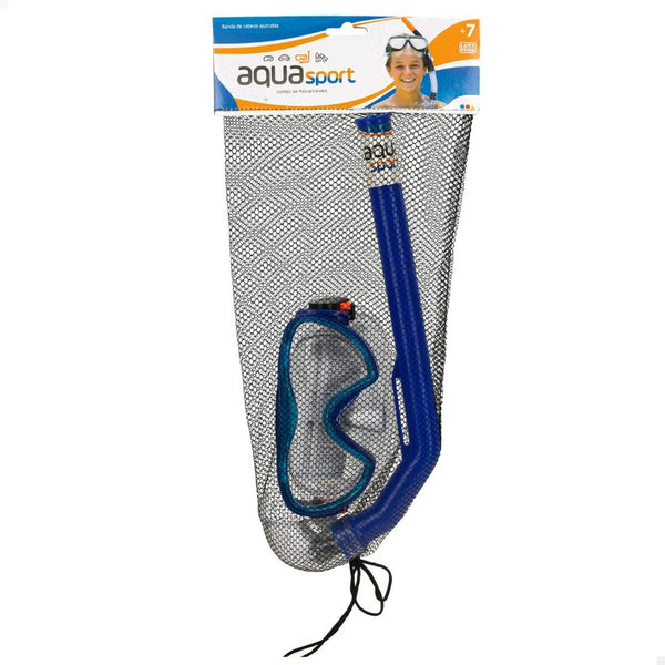 Taucherbrille mit Schnorchel AquaSport Für Kinder