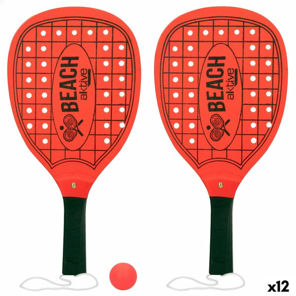 Strandschläger mit Ball Aktive 20 x 40 cm (12 Stück)