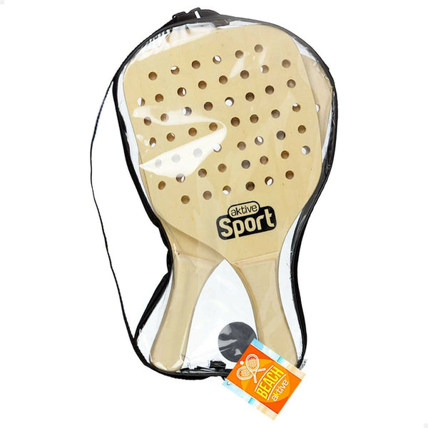 Strandschläger mit Ball Aktive 22 x 39 cm (6 Stück)