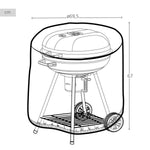 Schutzhülle für Grill Aktive Schwarz 6 Stück 69,5 x 67 x 69,5 cm