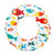 Aufblasbarer Donut-Schwimmhilfe Intex Ø 51 cm (36 Stück)