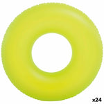 Aufblasbarer Donut-Schwimmhilfe Intex Neon 91 x 91 cm (24 Stück)