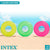 Aufblasbarer Donut-Schwimmhilfe Intex Neon 91 x 91 cm (24 Stück)