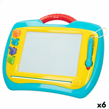 Zaubertafel PlayGo Kunststoff 35 x 30 x 4 cm (6 Stück)