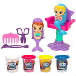 Knetspiel Cra-Z-Art Softee Dough Haar sirenas (4 Stück)