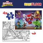 Set mit 4 Puzzeln Spidey 35 x 1,5 x 25 cm 48 Stücke (6 Stück)