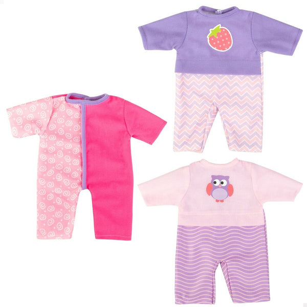 Kleidung für Puppen Colorbaby 3 Stücke 6 Stück