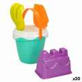 Strandspielzeuge-Set Colorbaby Ø 14 cm (20 Stück)