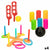 Strandspielzeuge-Set Colorbaby 40,5 x 7 x 40,5 cm (4 Stück)
