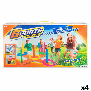 Strandspielzeuge-Set Colorbaby 40,5 x 7 x 40,5 cm (4 Stück)