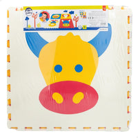 Puzzleteppich Colorbaby 4 Stücke tiere 118 x 118 cm EVA (2 Stück)