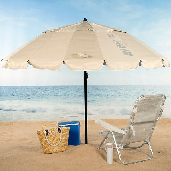 Solskærm Aktive Creme Aluminium 240 x 235 x 240 cm (6 Stück)