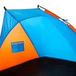Windschutz Aktive 200 x 120 x 125 cm Blau Orange (4 Stück)