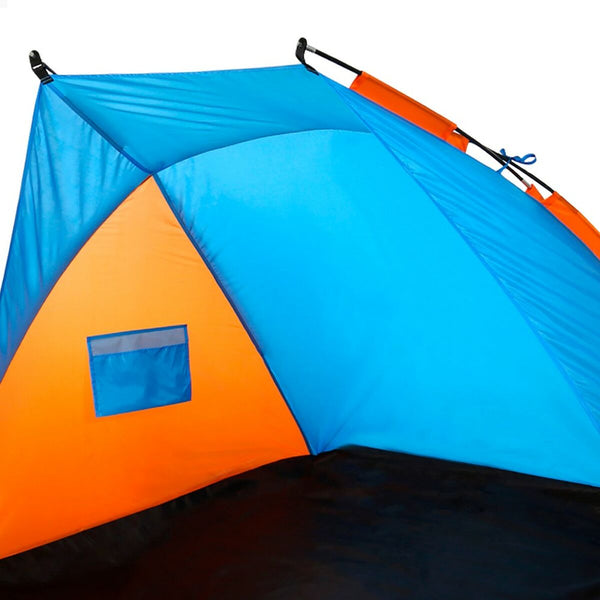 Windschutz Aktive 200 x 120 x 125 cm Blau Orange (4 Stück)