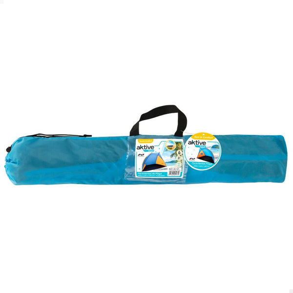 Windschutz Aktive 200 x 120 x 125 cm Blau Orange (4 Stück)