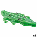 Aufblasbare Schwimmhilfe Intex Krokodil 203 x 30 x 114 cm (6 Stück)