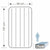 Aufblasbares Bett Intex Twin Dura-Beam Prestige Downy 99 x 25 x 191 cm 4 Stück