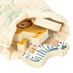 Bauspiel + Figuren Woomax tiere 16 Stücke 7 x 7 x 1,5 cm (6 Stück)