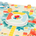Parchís-Oca Spielbrett Woomax Zookabee 30 x 3 x 30 cm Für Kinder tiere (6 Stück)
