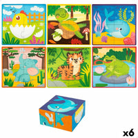 3D Puzzle Lisciani Giochi 22 x 23 x 1 cm tiere 4 Stücke (6 Stück)