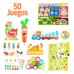 Lernspiel Lisciani Giochi Carotina Baby 50 Juegos 4,5 x 14,5 x 3,5 cm Elektronisches (6 Stück)