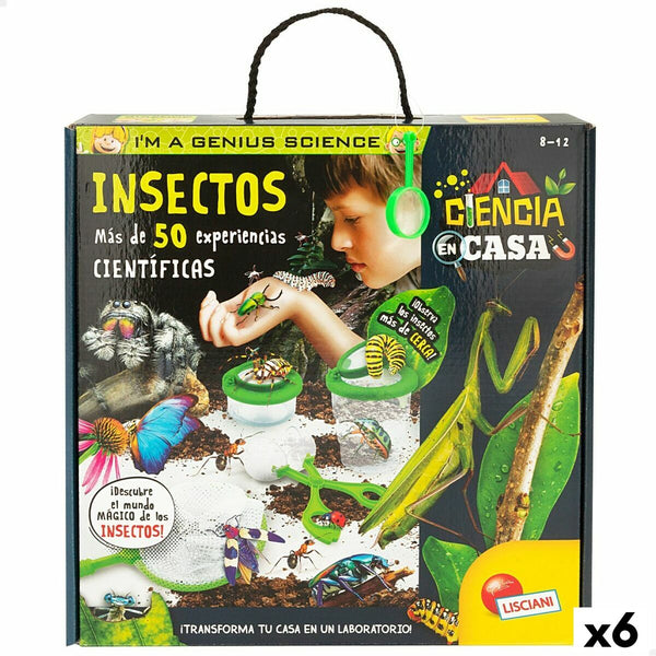 Wissenschaftsspiel Lisciani Giochi Insectos ES (6 Stück)