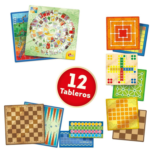 Tischspiel Lisciani Giochi Juegos reunidos 26 x 1 x 26 cm ES (10 Stück)
