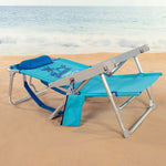 Strandstuhl Aktive Biegsam Blau 53 x 80 x 58 cm (2 Stück)