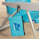 Strandstuhl Aktive Biegsam Blau 53 x 80 x 58 cm (2 Stück)