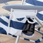 Strandstuhl Aktive Blau Weiß 50 x 76 x 45 cm (2 Stück)