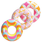 Aufblasbarer Donut-Schwimmhilfe Intex Timeless 115 x 28 x 115 cm (6 Stück)