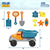 Strandspielzeuge-Set Colorbaby 40 x 22 x 20 cm (4 Stück)
