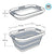 Faltbarer Wäschekorb Aktive Polypropylen TPR 61 x 7,5 x 43 cm 61 x 28 x 43 cm (4 Stück)