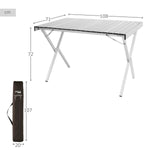 Table Klapptisch Aktive 108 x 72 x 71 cm (2 Stück)