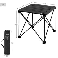 Table Klapptisch Aktive 52 x 46 x 52 cm (2 Stück)