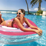 Luftmatratze Intex Herz 135 x 155 x 25 cm Rosa (6 Stück)