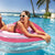 Luftmatratze Intex Herz 135 x 155 x 25 cm Rosa (6 Stück)