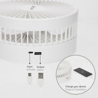 Faltbarer tragbarer Ventilator Aktive Aufladbar (4 Stück)