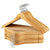 Aufhänger-Set Max Home natürlich Holz Stahl 44,5 x 23 x 1 cm 20 Stücke (4 Stück)