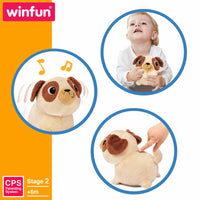 Bewegliches Plüschtier Winfun Plüsch Kunststoff 17 x 15 x 13 cm (2 Stück)