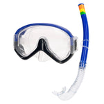 Taucherbrille mit Schnorchel AquaSport Blau (6 Stück)