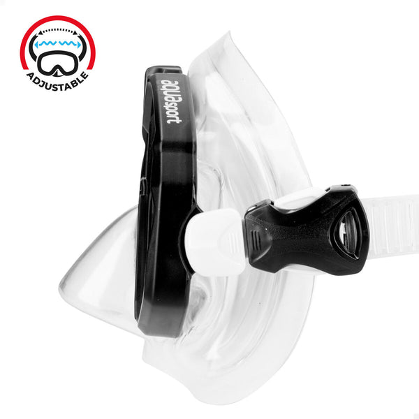 Taucherbrille AquaSport Schwarz (6 Stück)