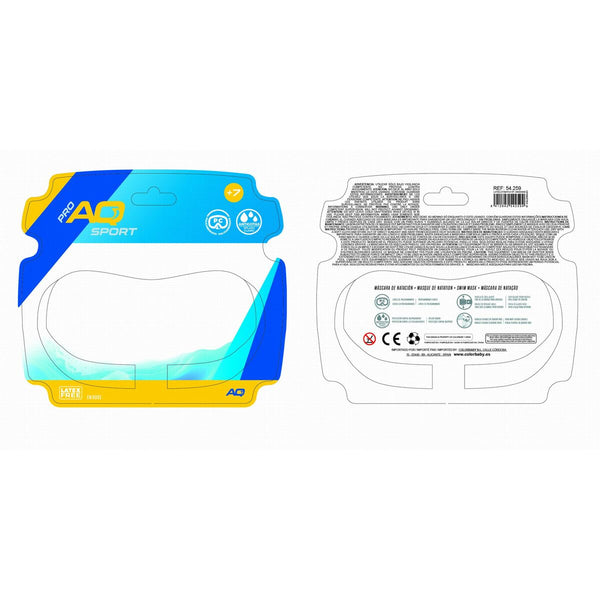Taucherbrille AquaSport Blau (6 Stück)