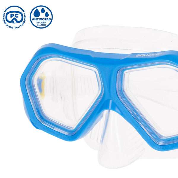 Taucherbrille AquaSport Blau (6 Stück)