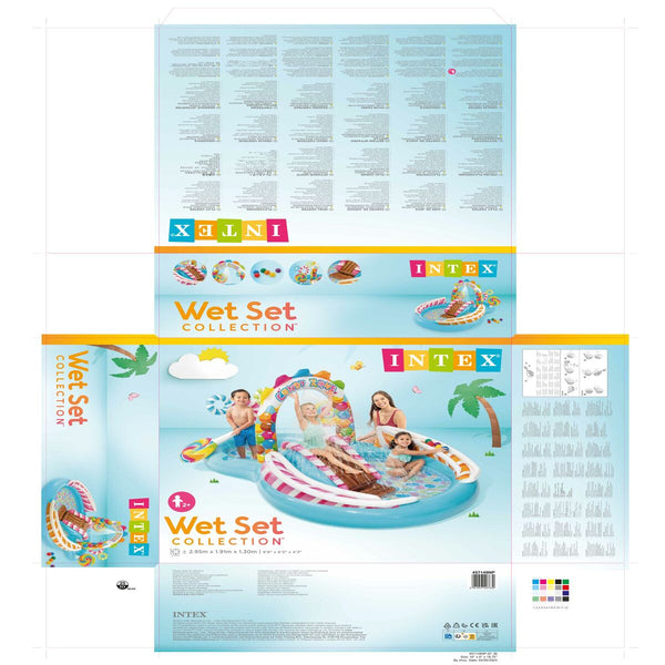 Aufblasbares Planschbecken für Kinder Intex 295 x 130 x 191 cm (2 Stück)