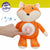 LED Plüschtier Projektionslampe Colorbaby Plüsch Kunststoff 25 x 27 x 13 cm (4 Stück)