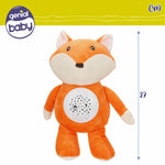 LED Plüschtier Projektionslampe Colorbaby Plüsch Kunststoff 25 x 27 x 13 cm (4 Stück)