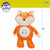 LED Plüschtier Projektionslampe Colorbaby Plüsch Kunststoff 25 x 27 x 13 cm (4 Stück)